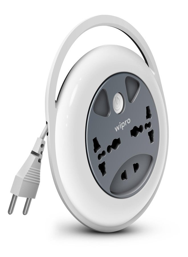 ويبرو سلك تمديد كهربائي مرن من ويبرو نورث ويست، مزود بمقبسين ثلاثي الأطراف عالميين ووحدة واحدة من مقبسين ثنائيي الأطراف، مع مفتاح رئيسي ومؤشر ضوئي | سلك نحاسي بطول 5 أمتار | شريط طاقة للمنزل والمكتب | عبوة من قطعة واحدة - Image 1